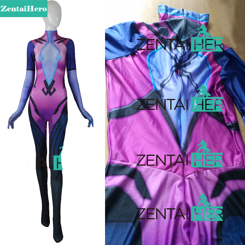 3D Print Cosplay Game Girl Widowmaker Woman Superhero Costume