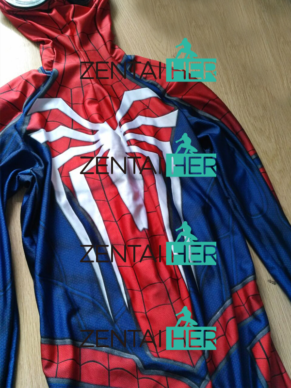 3D PS4 Game Spiderman Insomniac Costume Halloween