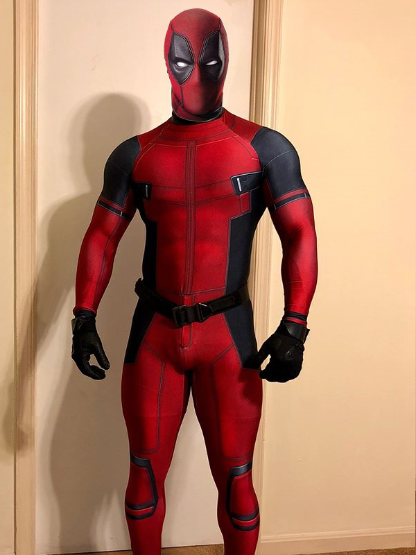 3D Printing Spandex Deadpool Costume Superhero Movie Bodysuit