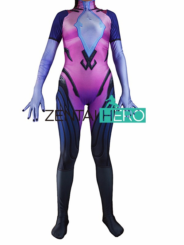 3D Print Cosplay Game Girl Widowmaker Woman Superhero Costume