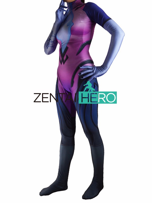 3D Print Cosplay Game Girl Widowmaker Woman Superhero Costume