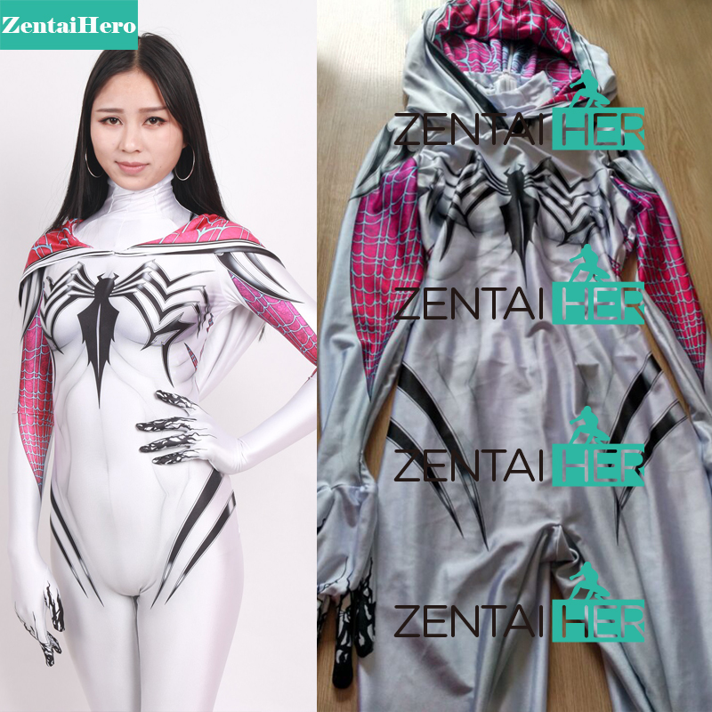 3D Jamie Venom Gwen Costume Anti-Gwenom Spiderman