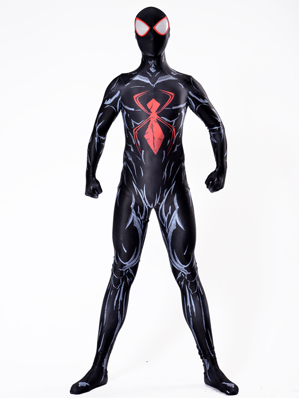 3D Printed Zentai Blackwidow Spider-man Cosplay Suit