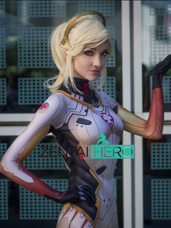 3D Print Mercy & D.Va Skin Concept Mercy Halloween Game Costume