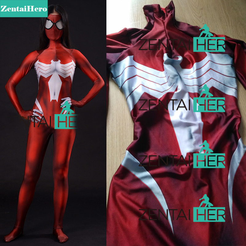 3D Printing Ultimate Spider-Woman Costume Lycra Suit