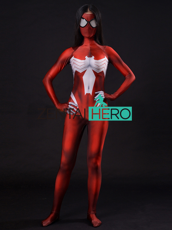 3D Printing Ultimate Spider-Woman Costume Lycra Suit