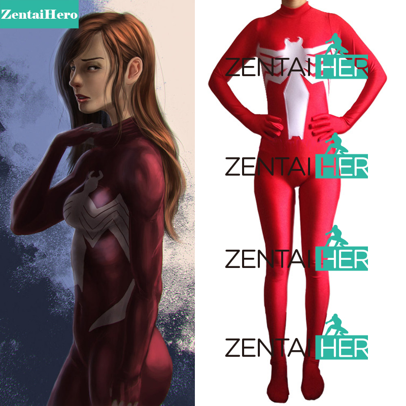 Ultimate Spider Woman Zentai Superhero Costume