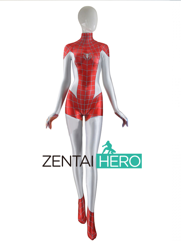 3D Printed Mary Jane Spider Girl Costume MJ Spider-Man Zentai Bo