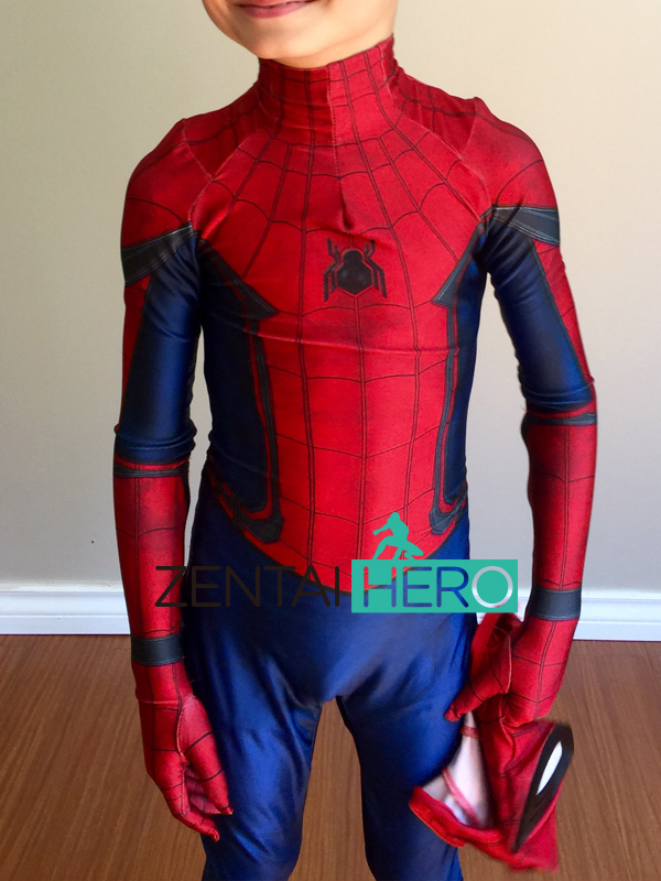 3D Shade Kids Civil War Spider-man Costume