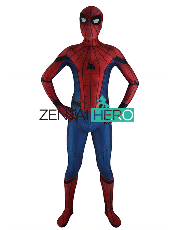 3D Print Spider-man Homecoming Spandex Zentai Costume