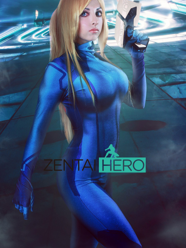 3D Printed Samus Aran Zero Metroid Costumes Zentai Catsuits