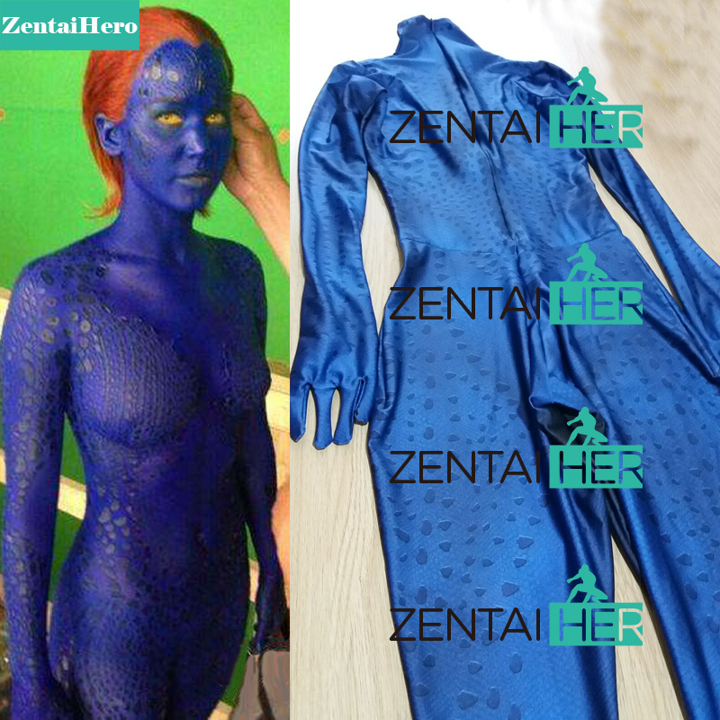 3D Shade New Mystique Costume Spandex Cosplay Costume