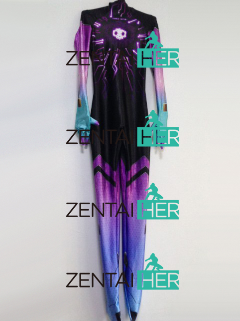 3D Printing Sombra Cosplay Game Costume