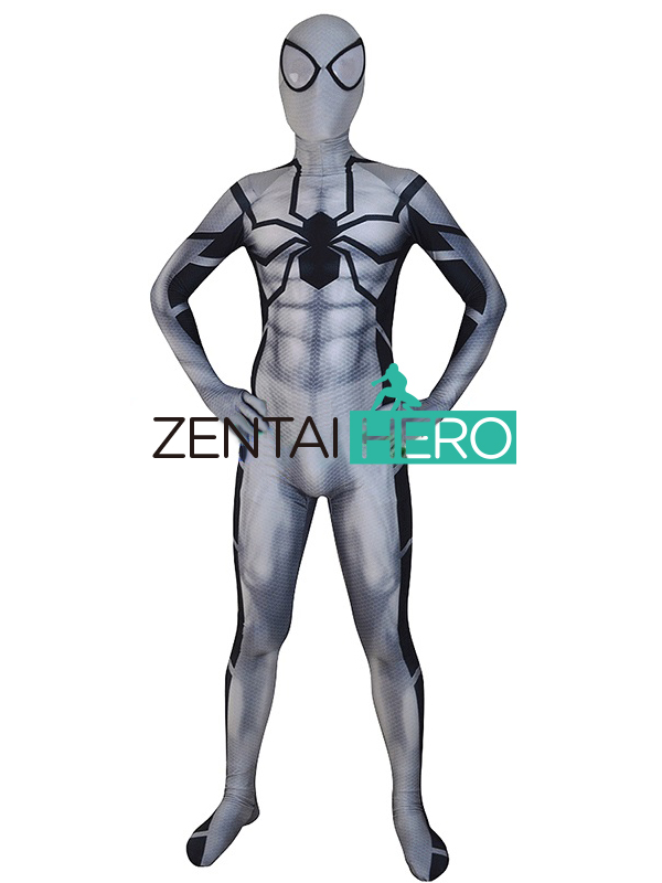 Stealth Future Fundation Spider-man Costume White Anti-Venom