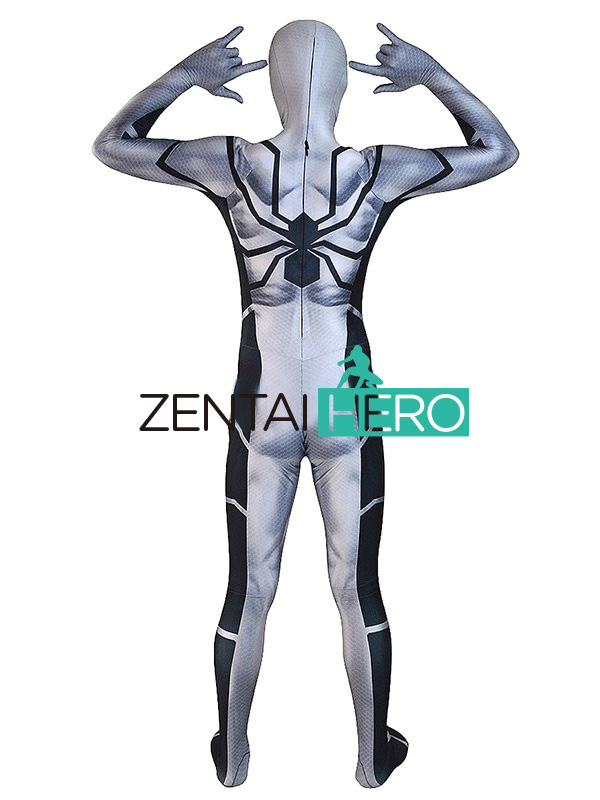 Stealth Future Fundation Spider-man Costume White Anti-Venom