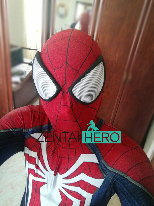 3D Print PS4 INSOMNIAC Spiderman Suit Games Spidey Cosplay