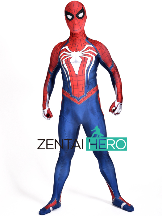 3D Printed NEW PS4 Insomniac Spiderman Suit Spandex Games Spidey ...