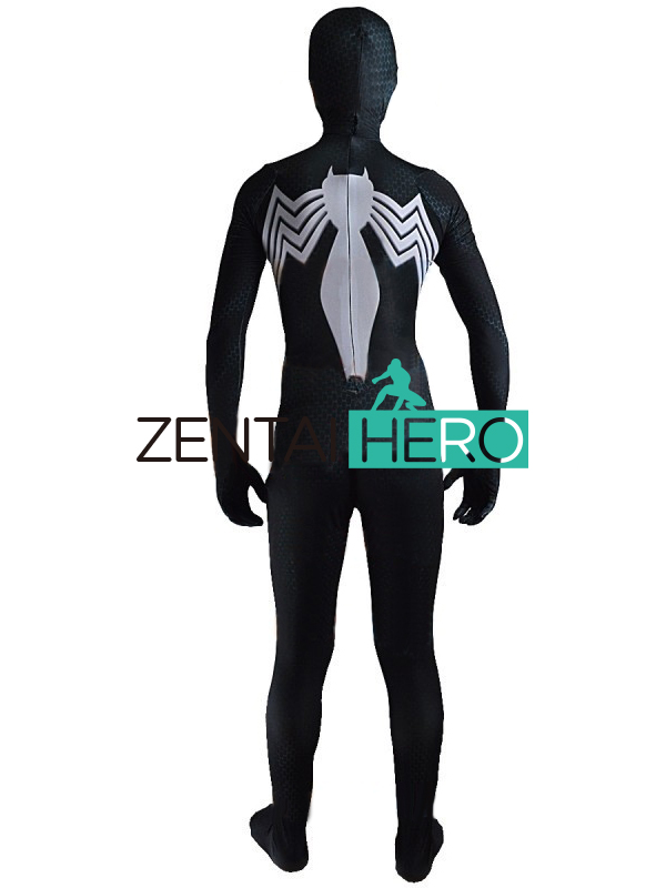 Black Venom Symbiote Spiderman Costume Cosplay