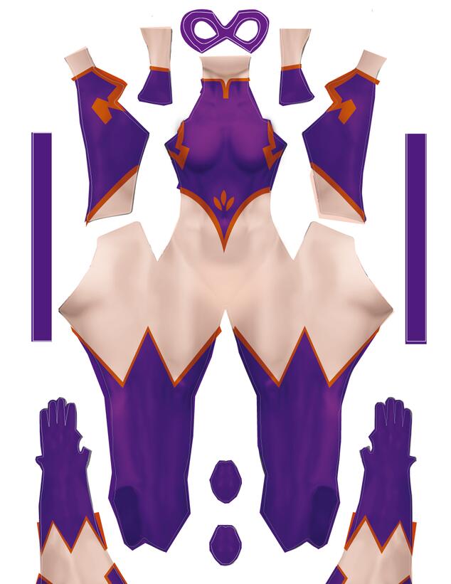 3D Printing Sexy Mt. Lady Suit My Hero Academia Cosplay Bodysuit