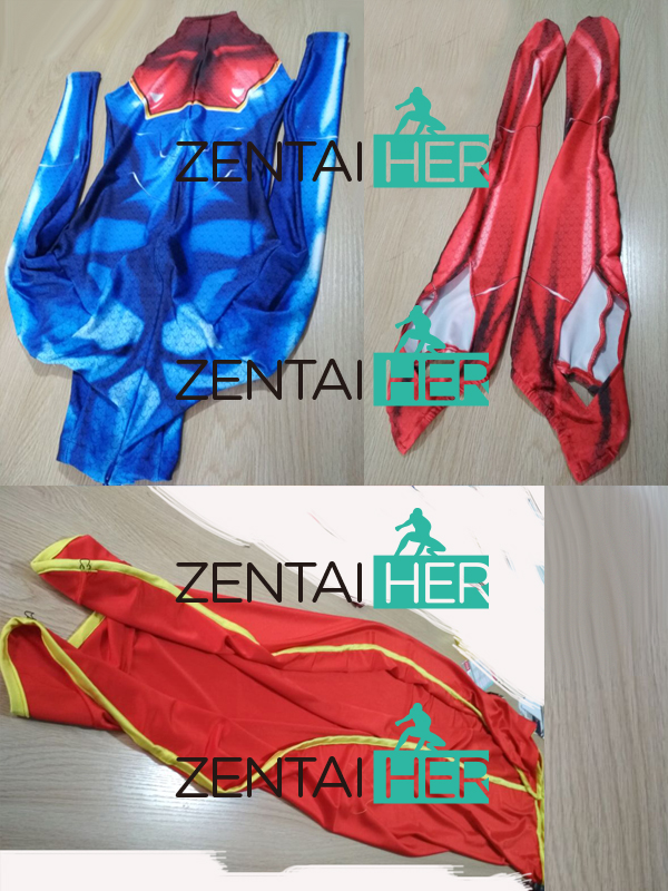 3D Printing NEW 52 Supergirl Superhero Costume With Cape