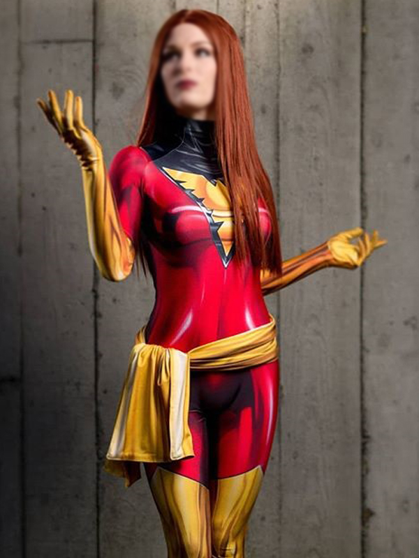3D Printed Dark Phoenix Costume X-Men Superhero Cosplay Costume