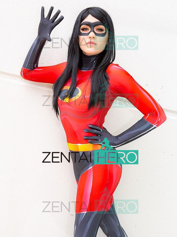 3D Printed Female The Incredibles Elastigirl Cosplay Costume