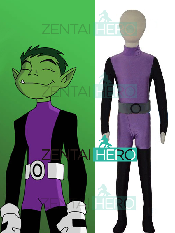 Beast Boy Costume Kids Comics Cosplay Costume