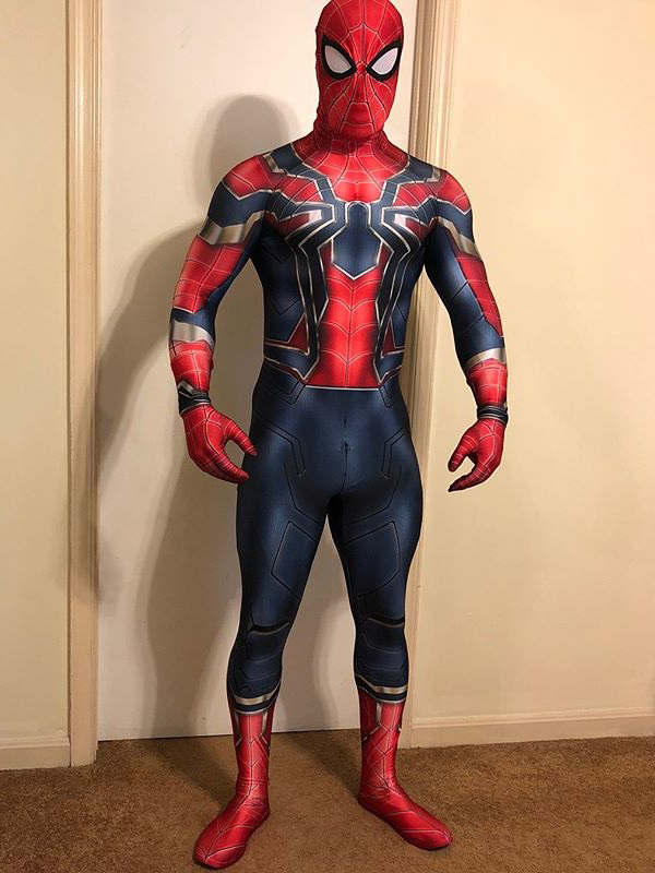 3D Printed Iron Spider-Man Cosplay Costume Avengers 3