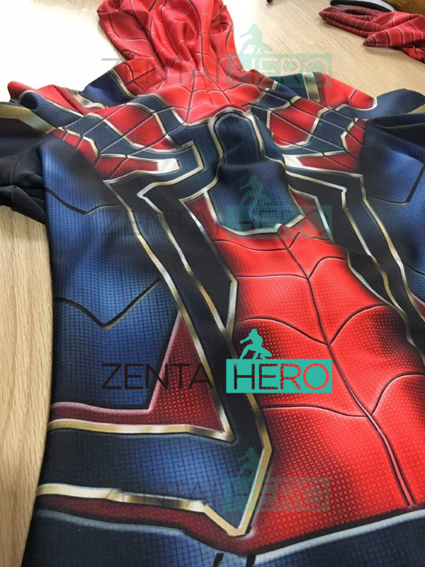 3D Printed Iron Spider-Man Cosplay Costume Avengers 3