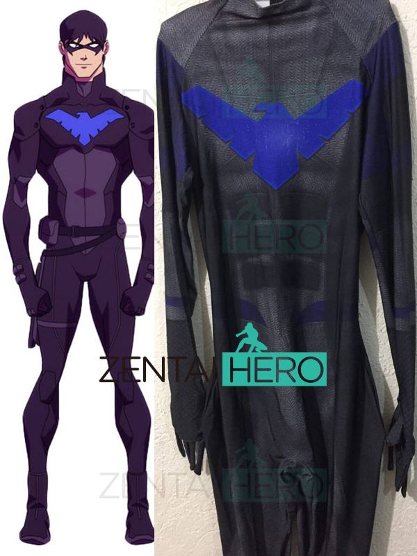 3D Printed New Nightwing Superhero Cosplay Costume