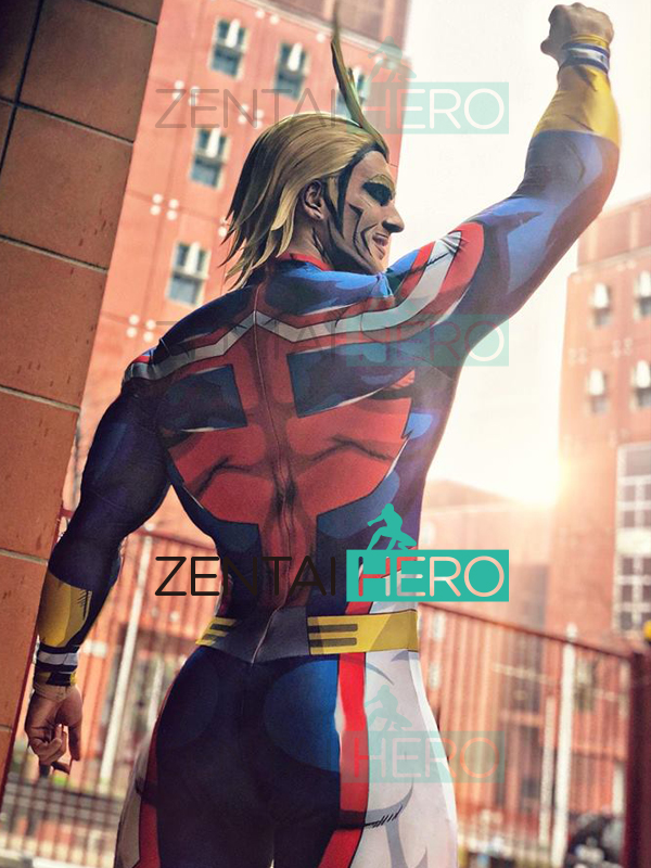 3D Printed My Hero Academia All Might Male Cell Cosplay Costume