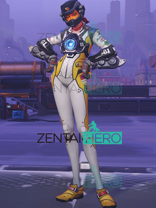 3D Printing Game D.va Tracer Cosplay Costume T. Racer Skin