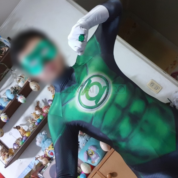 3D Printed Green Lantern Cosplay Costume Custom Made Halloween