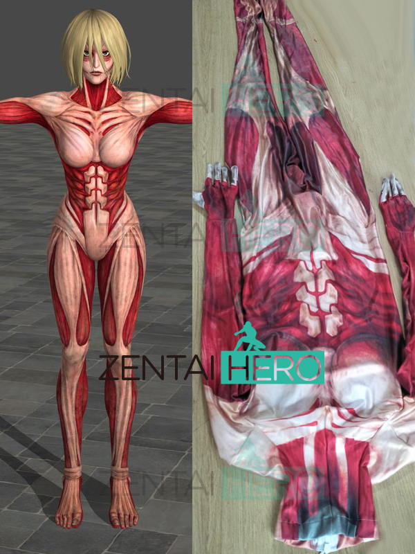 Attack on Titan Female Titan Annie Leonhart Costume No Hood