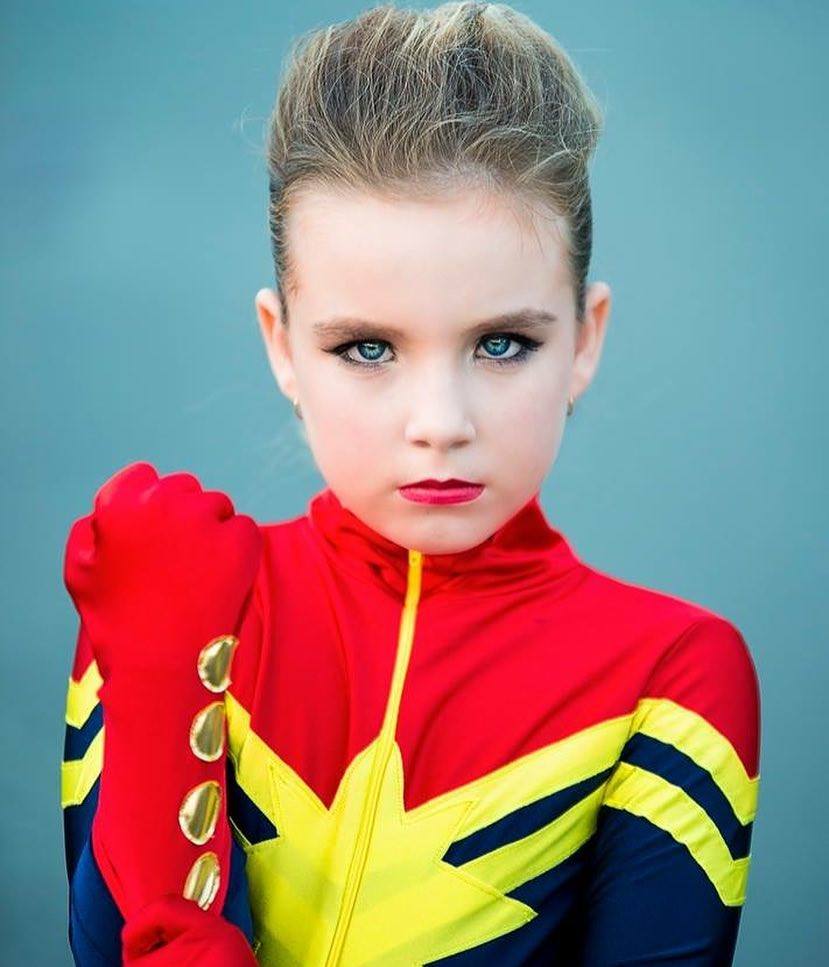 Ms Marvel Carol Danvers Girls Superhero Costume