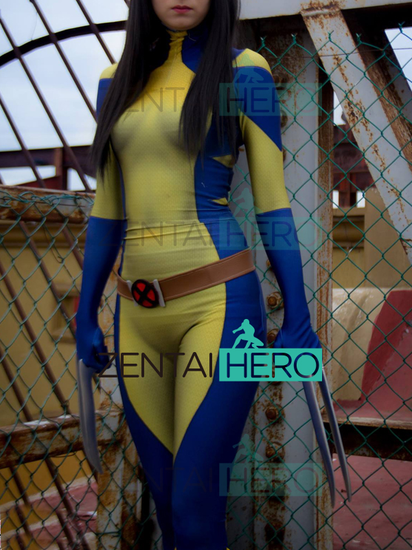 3D Printed X-men X-23 Laura Kinney Female Superhero Costume