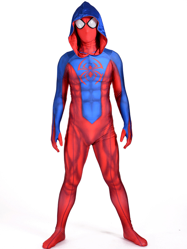 3D Printed Ben Reilly Spider-Man Cosplay Costume Hoodie