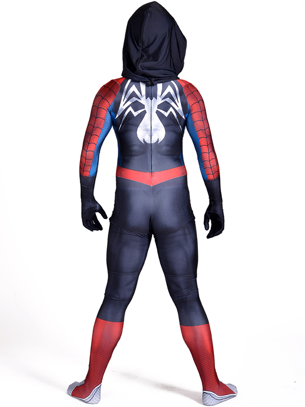 3D Printed Rosy Higgins Spiderman Cosplay Costume Hooded