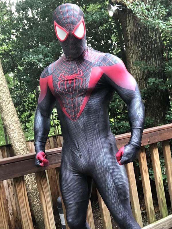 3D Printed Amazing Spiderman 2 Miles Morales Cosplay Costume