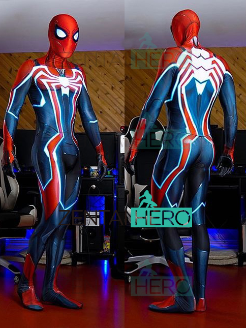 2019 NEW PS4 Velocity Suit Spider-man Cosplay Costume