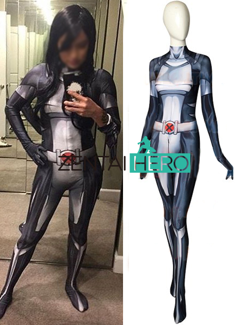 3D Printed Black And Gray X-men X-23 Laura Kinney Cosplay Costum