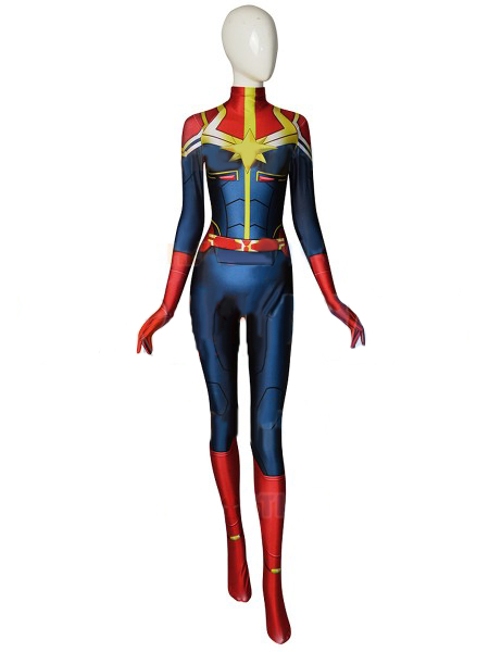 3D Printed NEW MCU Captain Marvel Cosplay Costume