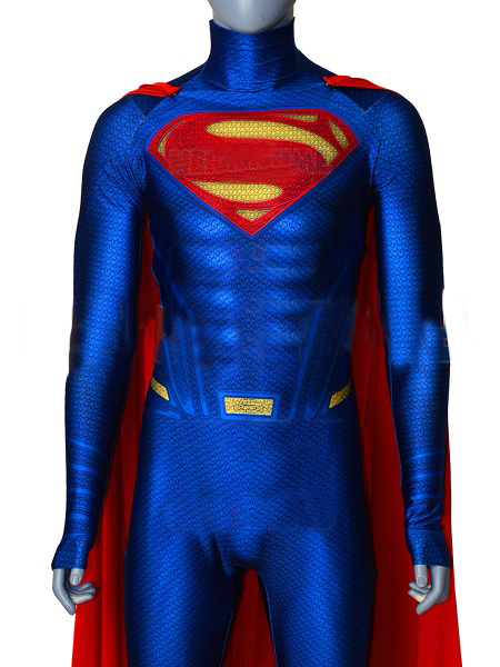 3D Dye-sub Man Of Steel Superman Cosplay Superhero Costume