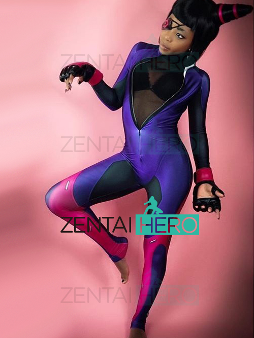 3D Printing Street Fighter V Juri Han Girl Cosplay Costume