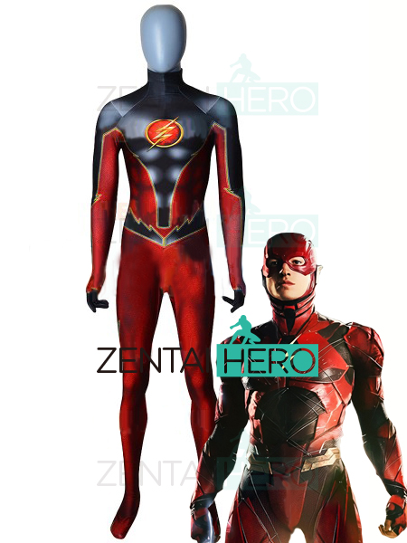 3D Printed Comic Flash Version Cosplay Costume