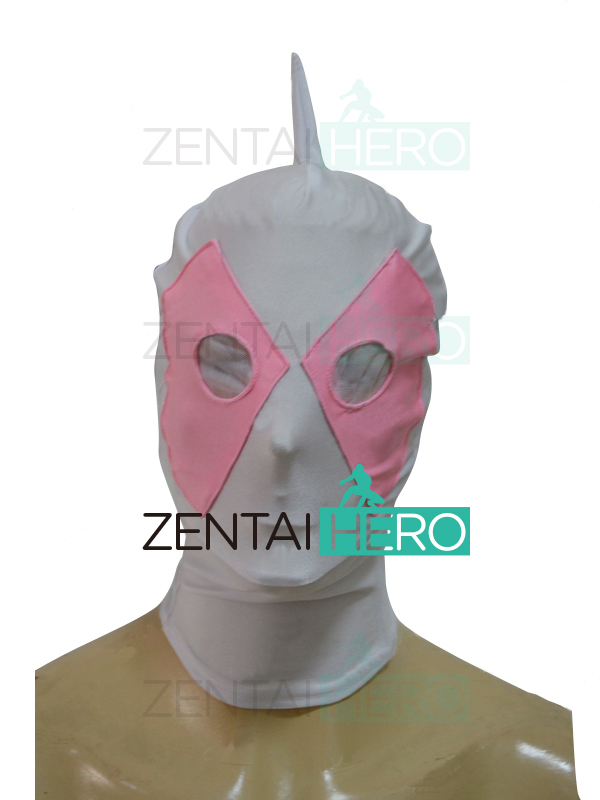 Pink and White Gwenpool Cosplay Costume with Mask