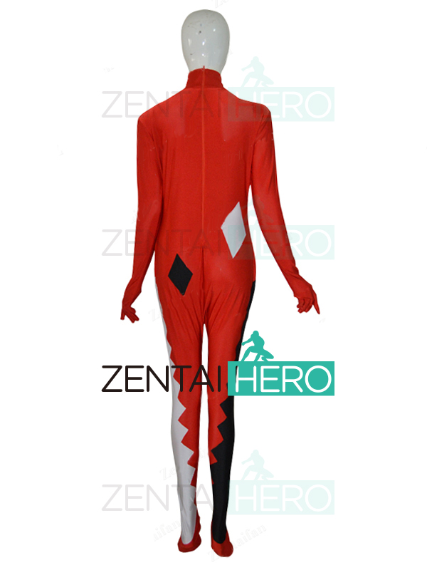 Red And Black Batman Series Harley Quinn Cosplay Costume