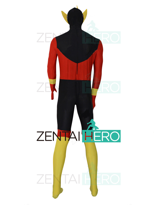Red And Black Male The Flash Cosplay Costume