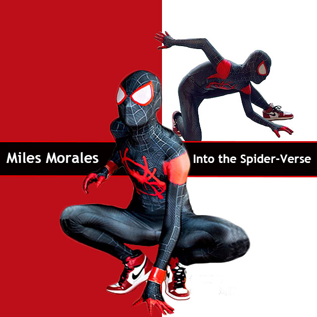 3D Printed Into the Spider-Verse Miles Morales Cosplay Costume