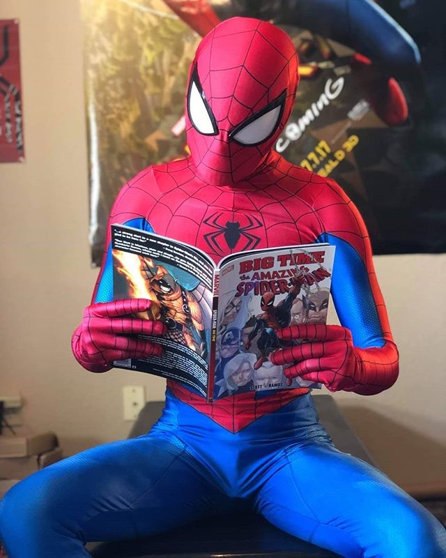 3D Printed PS4 Classic Spiderman Costume Halloween Cosplay Suit